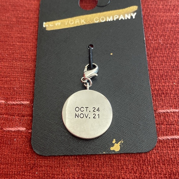 🆕NWT NEW YORK AND COMPANY: Discontinued Name Brand- Silver Scorpio ♏️ Charm - Picture 4 of 6